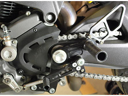 Jalkatappisarja Ducati 696/796/1100 Monster 2009-2013 - Woodcraft