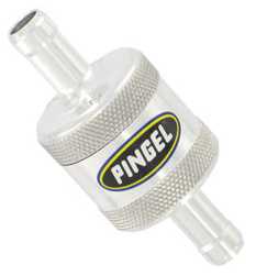Polttoainesuodatin Billet, Inline, 3/8" inlet & 3/8" outlet