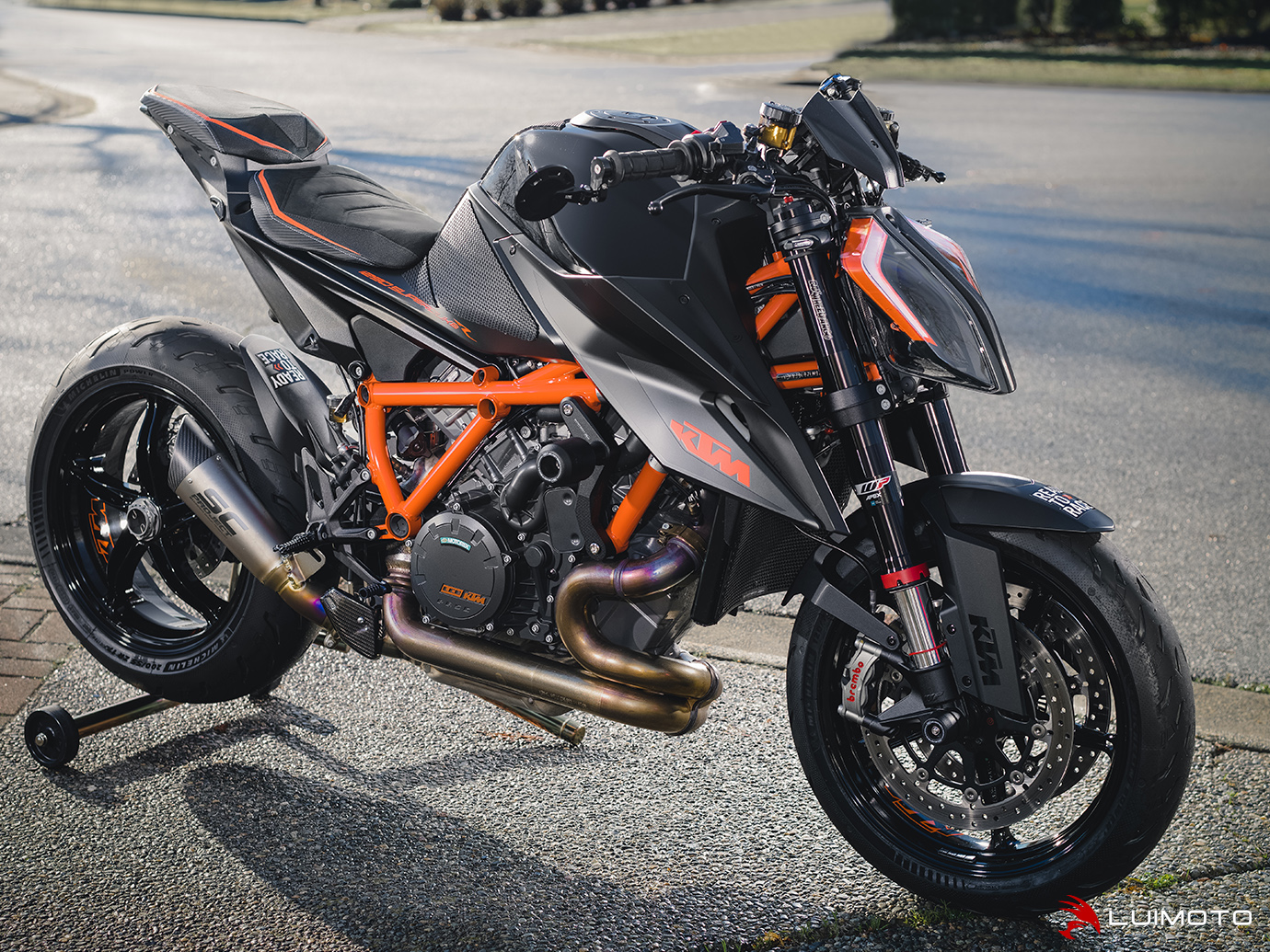 Satulanpäällinen KTM 1290 Super Duke R 2020-2021 Etu R-Cafe - Luimoto