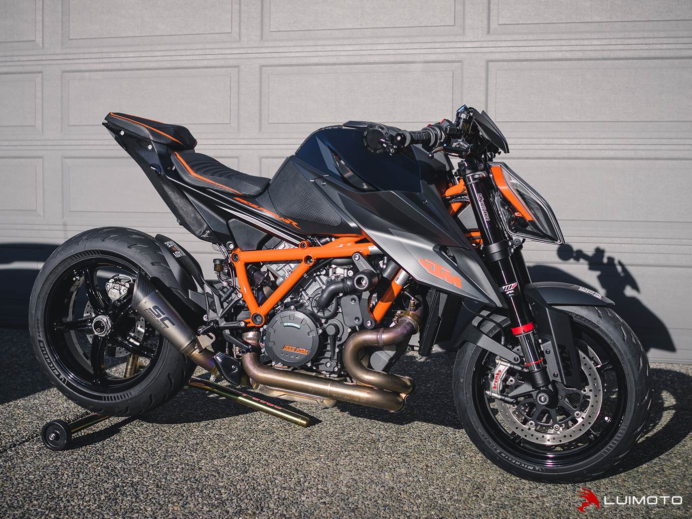 Satulanpäällinen KTM 1290 Super Duke R 2020-2021 Etu Race - Luimoto