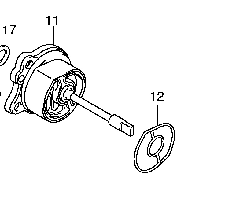 Öljypumpuntiiviste Suzuki GSX-R 600/750/1000, GSR 600/750, GSX-S 1000 - OEM