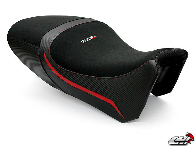 Satulanpäällinen Ducati Diavel Touring Mallin Satulaan Team Italia Edition - Luimoto