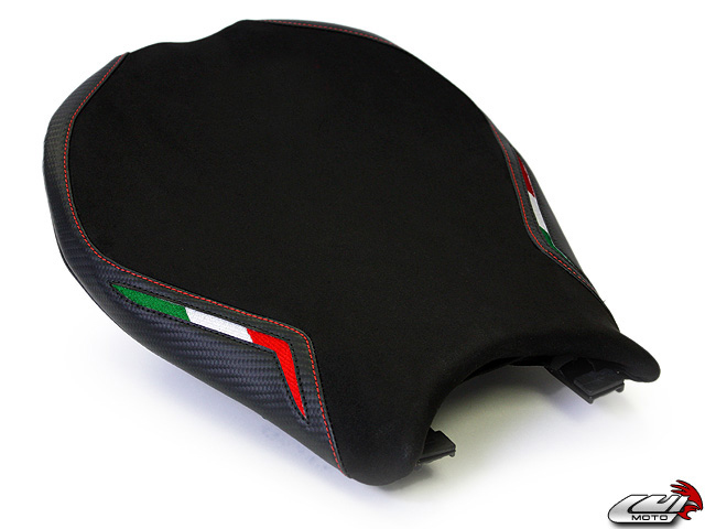 Satulanpäällinen Ducati 848, 1098, 1198 Team Italia Suede Edition - Luimoto