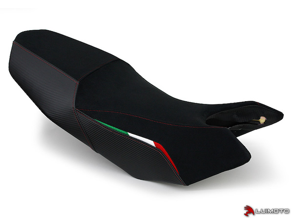 Satulanpäällinen Ducati Hypermotard 2007-2012 Team Italia suede - Luimoto