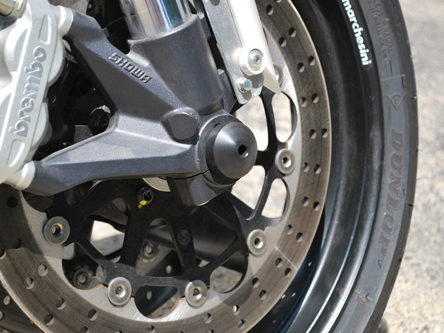 Crash Pads Ducati 696 Monster Etu- ja taka-akselille Press Fit - Woodcraft