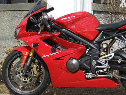 Crash Pads Triumph 675 2006-2012 - Woodcraft
