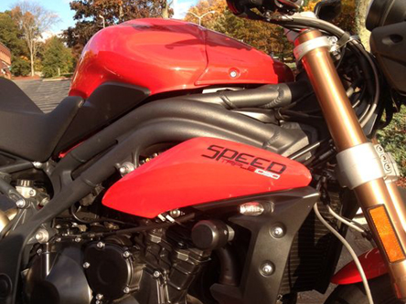 Crash Pads Triumph Speed Triple 2011-2013 - Woodcraft