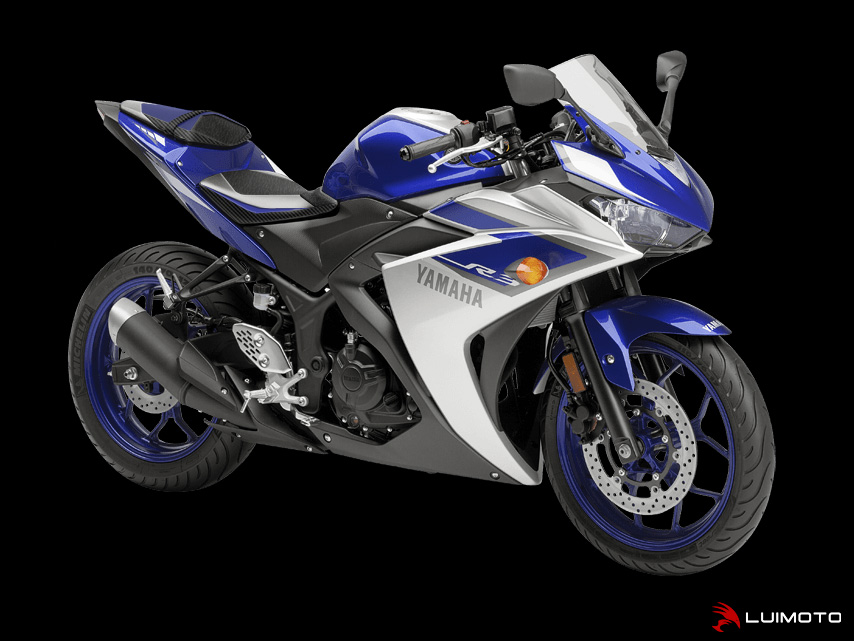 Satulanpäällinen Yamaha YZF-R3 2015-2020, YZF-R25 2014-2020, MT-03 / FZ-03 2020 Sport Edition Etu - Luimoto