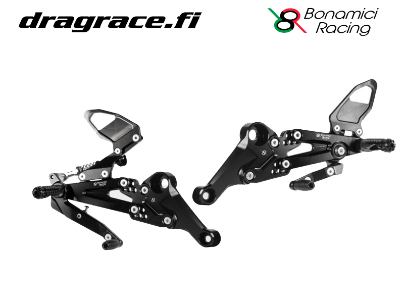Jalkatappisarja Aprilia RS 660, Tuono 660 2020-> Normaali Sekä Käänteinen Vaihdekaavio - Bonamici Racing
