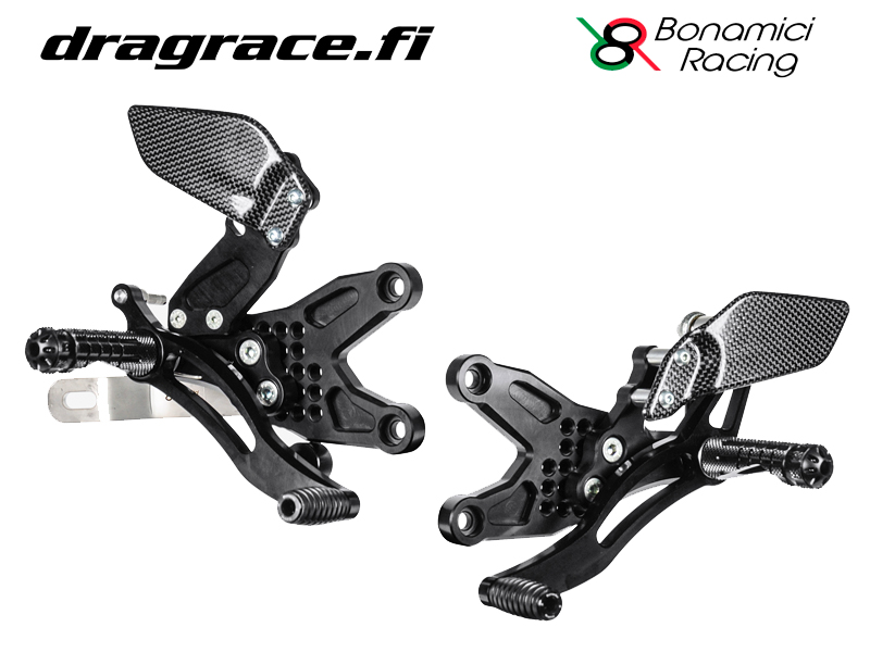 Jalkatappisarja BMW S 1000 RR 2009-2014, S 1000 R 2012-2016 Normaali Vaihdekaavio - Bonamici Racing