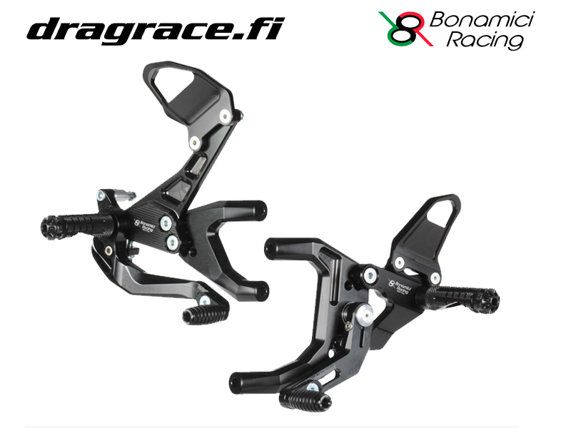 Jalkatappisarja Ducati Panigale 899/959/1199/1299 Normaali Sekä Käänteinen Vaihdekaavio - Bonamici Racing