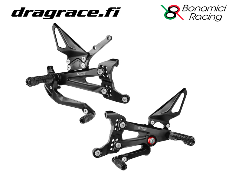 Jalkatappisarja Ducati Panigale V4/V4S/V4R 2018-> Normaali Sekä Käänteinen Vaihdekaavio - Bonamici Racing