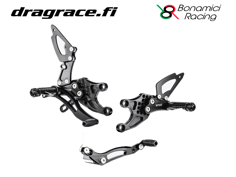 Jalkatappisarja Honda CBR 1000 RR 2008-2016 Käänteinen Vaihdekaavio - Bonamici Racing