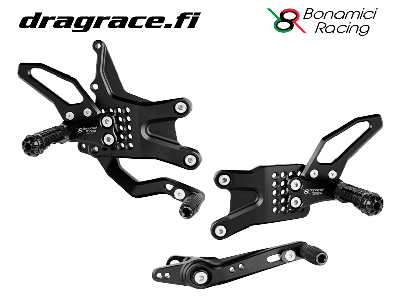 Jalkatappisarja Honda CBR 600 RR 2007-2024 Normaali Sekä Käänteinen Vaihdekaavio - Bonamici Racing