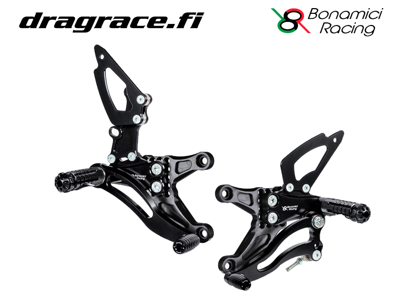 Jalkatappisarja Kawasaki ZX-6R 2007-2008 Käänteinen Vaihdekaavio - Bonamici Racing