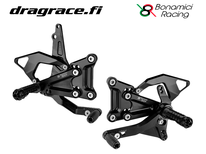Jalkatappisarja Kawasaki ZX-10R 2026 Normaali Sekä Käänteinen Vaihdekaavio - Bonamici Racing