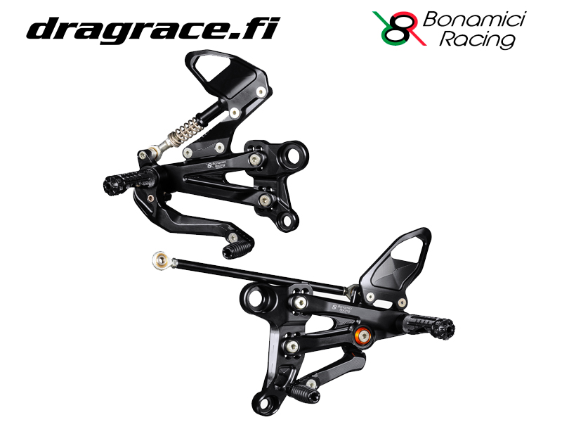 Jalkatappisarja KTM Duke 790 2018-2020, Duke 890 2020-2023 Normaali Sekä Käänteinen Vaihdekaavio - Bonamici Racing