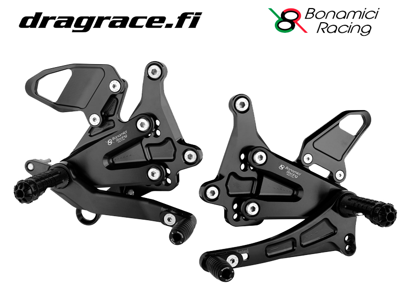 Jalkatappisarja KTM SuperDuke 1290 R 2020-2023, SuperDuke 1390 R 2024-2025 Normaali Sekä Käänteinen Vaihdekaavio - Bonamici Raci