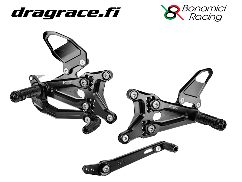 Jalkatappisarja Triumph Speed Triple 1200 RS 2021-2024 Normaali Sekä Käänteinen Vaihdekaavio - Bonamici Racing