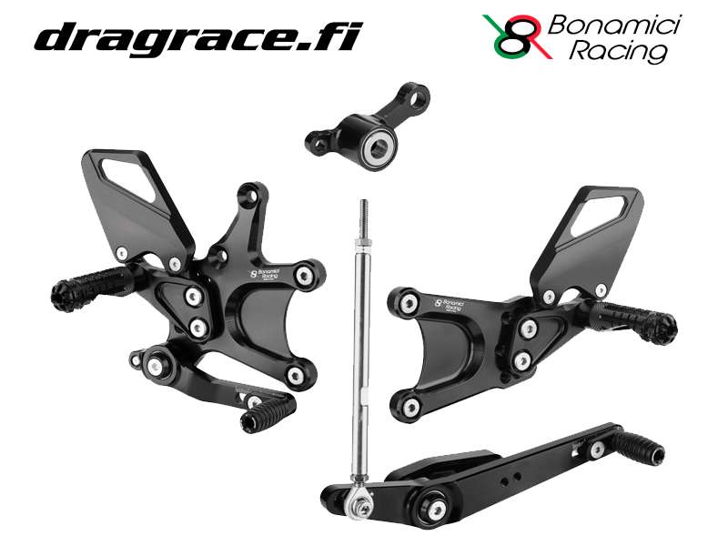 Jalkatappisarja Triumph Daytona 660 2024-202026 Normaali Sekä Käänteinen Vaihdekaavio - Bonamici Racing