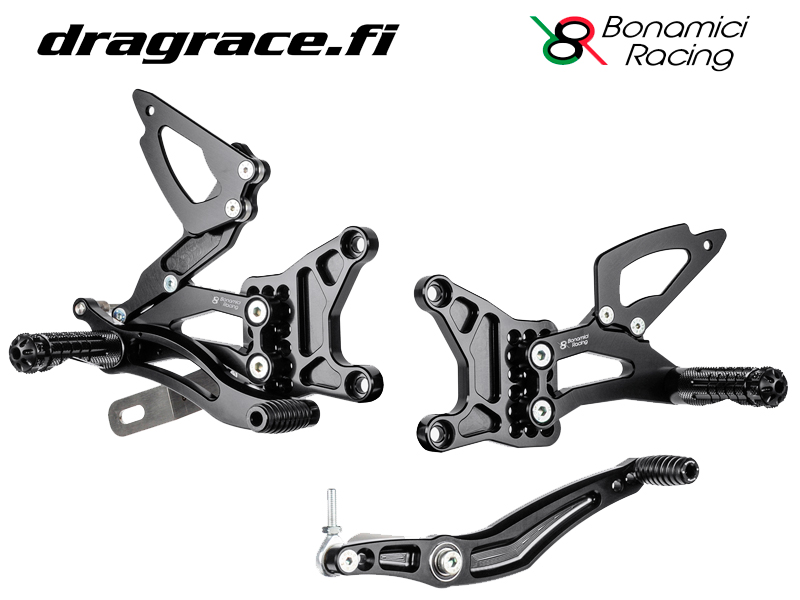 Jalkatappisarja Yamaha YZF-R6 2006-2016 Normaali Sekä Käänteinen Vaihdekaavio - Bonamici Racing