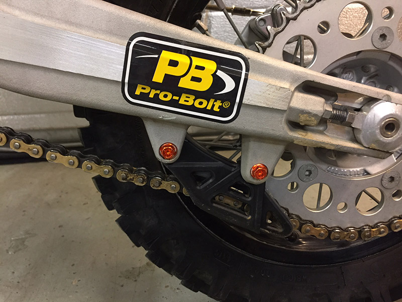 Ketjunohjurinpultit Alumiinia KTM 50 SX 2016-2017, 65 SX 2016-2017 RACE SPECS - Pro-Bolt