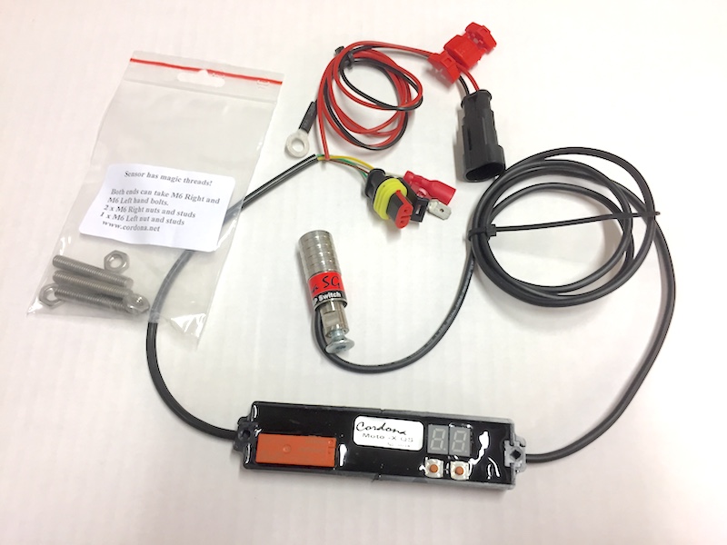 GP Quickshifter Strain Gauge 1-Sylinterisiin Katkoaikasäädöllä. Pyöriin Joissa Ei Ole Vaihdetankoa (MX, ATV) - Cordona