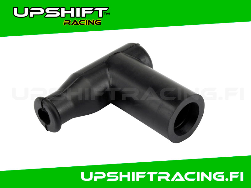 Tulpanhattu Silikonia 90° Kulmalla Musta - Upshift Racing