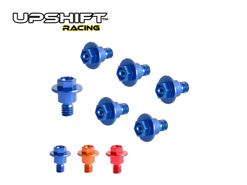 Pultti M6x12,5mm Kauluksella (6 kpl) (eri värejä) - Upshift Racing