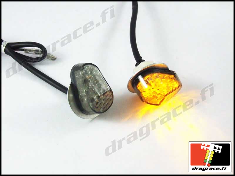 Etuvilkkupari Upotettava LED Yamaha YZF-R1 2002-2008, YZF-R6 2003-2009 - Dragrace.fi