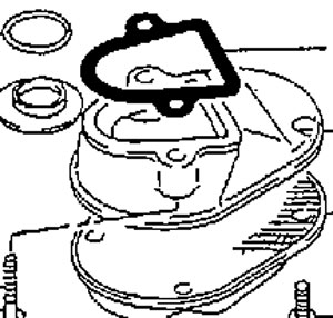 Öljyn Imuputken Tiiviste Suzuki GSX-R 1100 1986-1992, GSX-R 750 1985-1990, GSX 1100 F 1988-1991 - Cometic