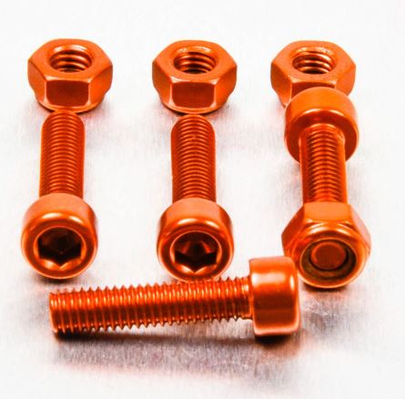 Käsisuojien Kiinnityspulttisarja KTM 125 2011->, Alumiinia - Pro-Bolt