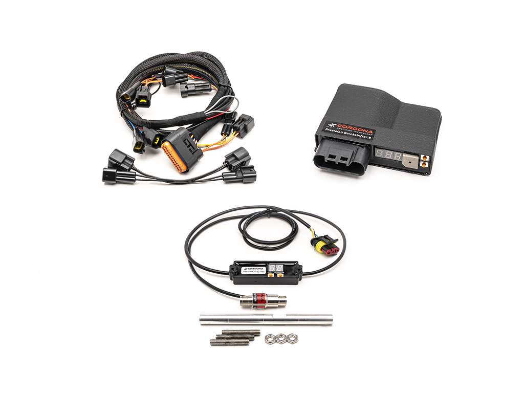 Precision Quickshifter 8 Combo Strain Gauge Quickshifter Kytkimellä, Yleismalli (4-syl./4-Puolaisiin) - Cordona