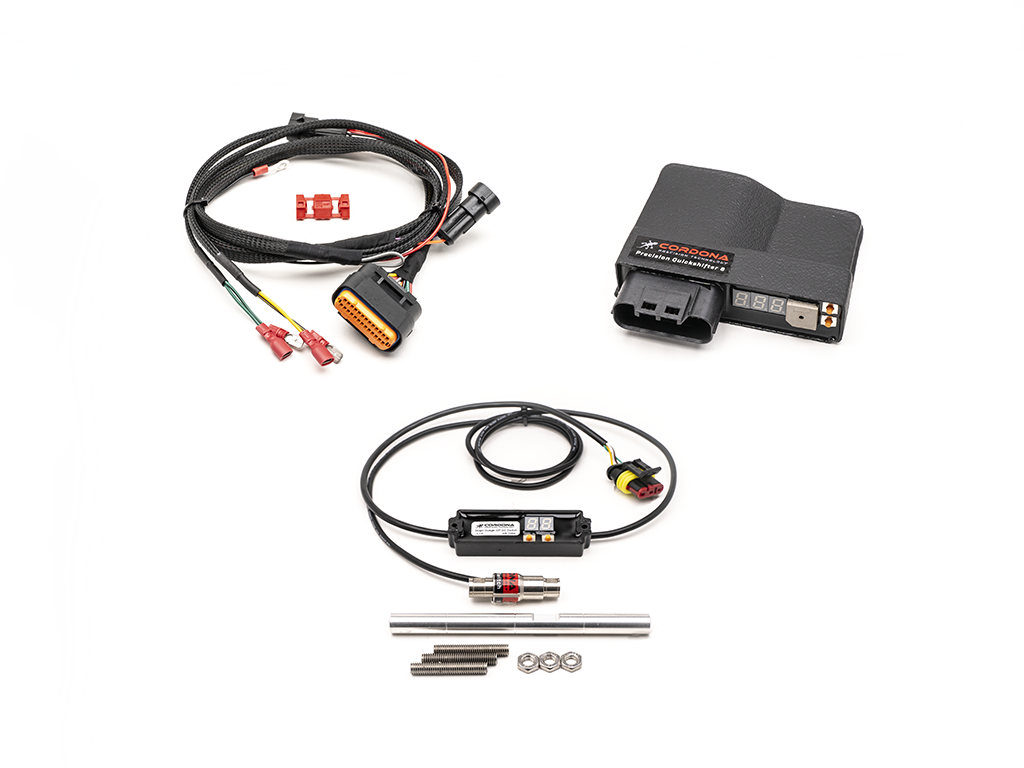 Precision Quickshifter 8 Combo Strain Gauge Quickshifter Kytkimellä, Yleismalli (4-syl./2-Puolaisiin) - Cordona