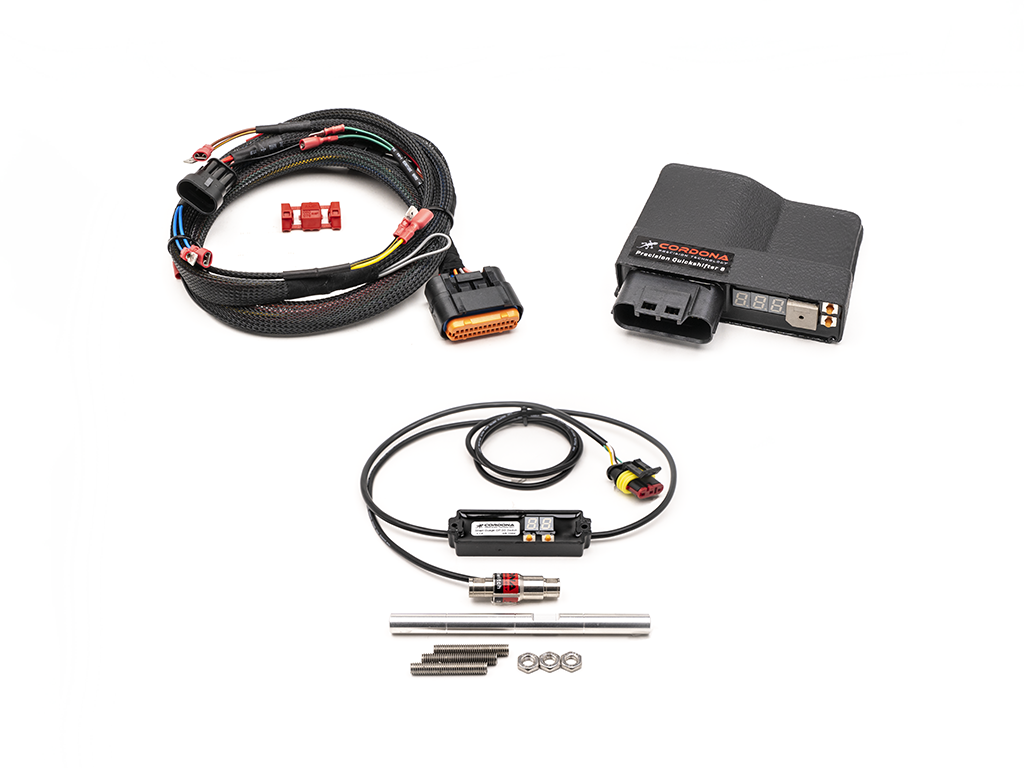 Precision Quickshifter 8 Combo Strain Gauge Quickshifter Kytkimellä, Yleismalli (4-Puolaisiin) - Cordona