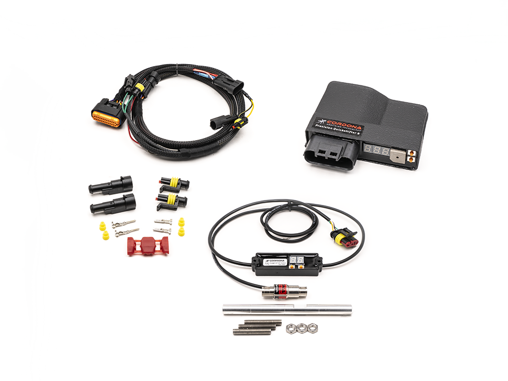 Precision Quickshifter 8 Combo Strain Gauge Quickshifter Kytkimellä Twinit, SS1-liittimillä - Cordona