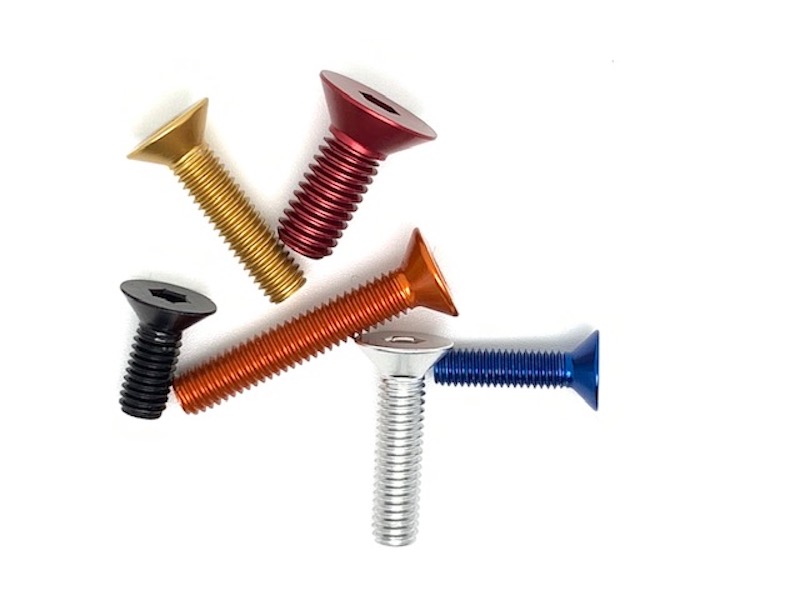 Katteenpultti Yksittäin Viistokanta M5x35mm (0.8mm), Ø9.8mm, Alumiinia - Pro-Bolt