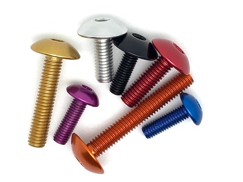 Katteenpultti Yksittäin Kupukanta M6x30mm (1.00mm), Ø12mm, Alumiinia - Pro-Bolt