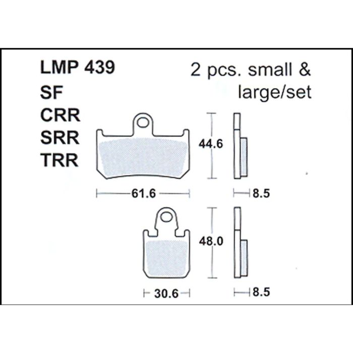 Jarrupalat Etu Yamaha YZF-R1 2007-2014 CARBON ROAD RACING - AP Racing