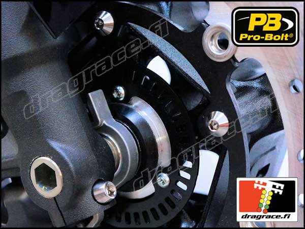 Jarrulevyn Pultti Yamaha M6 x 20 mm (1 kpl) Titaani - Pro-Bolt