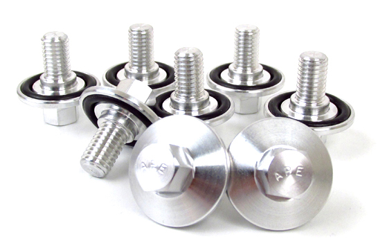 Venttiilikopanpultti (8 kpl) Suzuki, Alumiinia - APE Raceparts