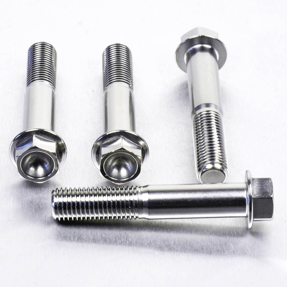 Jarrusatulan Kiinnityspultti 55 mm (4 kpl), Etujarru, Teräs - Pro-Bolt