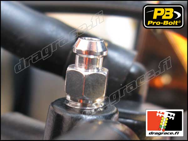 Jarrusatulan Ilmaruuvi M8 (1 kpl), Takajarru, Titaani - Pro-Bolt