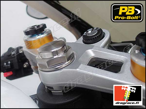 Yläkolmion Mutteri M25 x 1 mm Kawasaki, Triumph, Titaania - Pro-Bolt