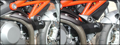 Crash Pads Ducati Monster 1100 2009 Bike Design