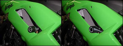 Crash Pads Kawasaki ZX-6R 2007-2008 Bike Design