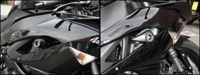 Crash Pads Kawasaki ZX-6R 2009 Bike Design