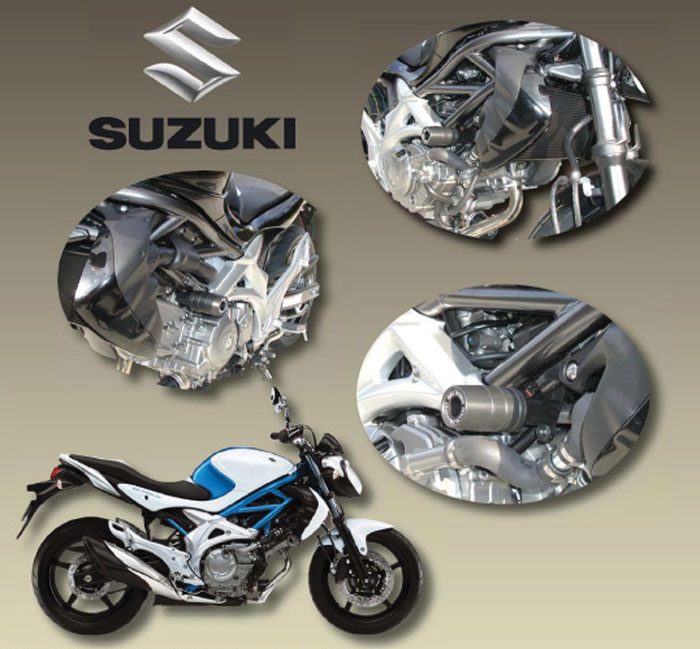 Crash Pads Suzuki SVF 650 Gladius 2009-> Bike Design