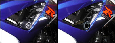 Crash Pads Suzuki GSX-R 1000 2007-2008 Bike Design