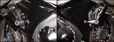 Crash Pads Suzuki GSX-R 1000 2009-2010 Bike Design